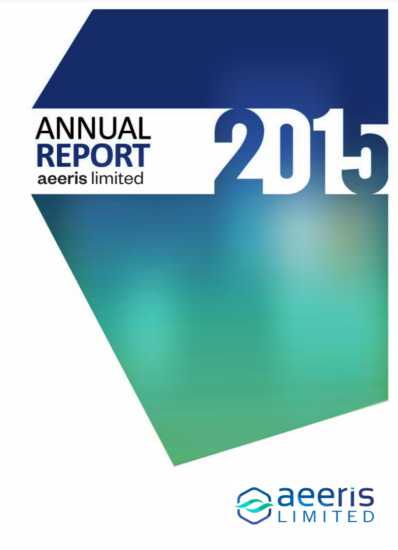 Aeeris Limited – Annual Report 2015