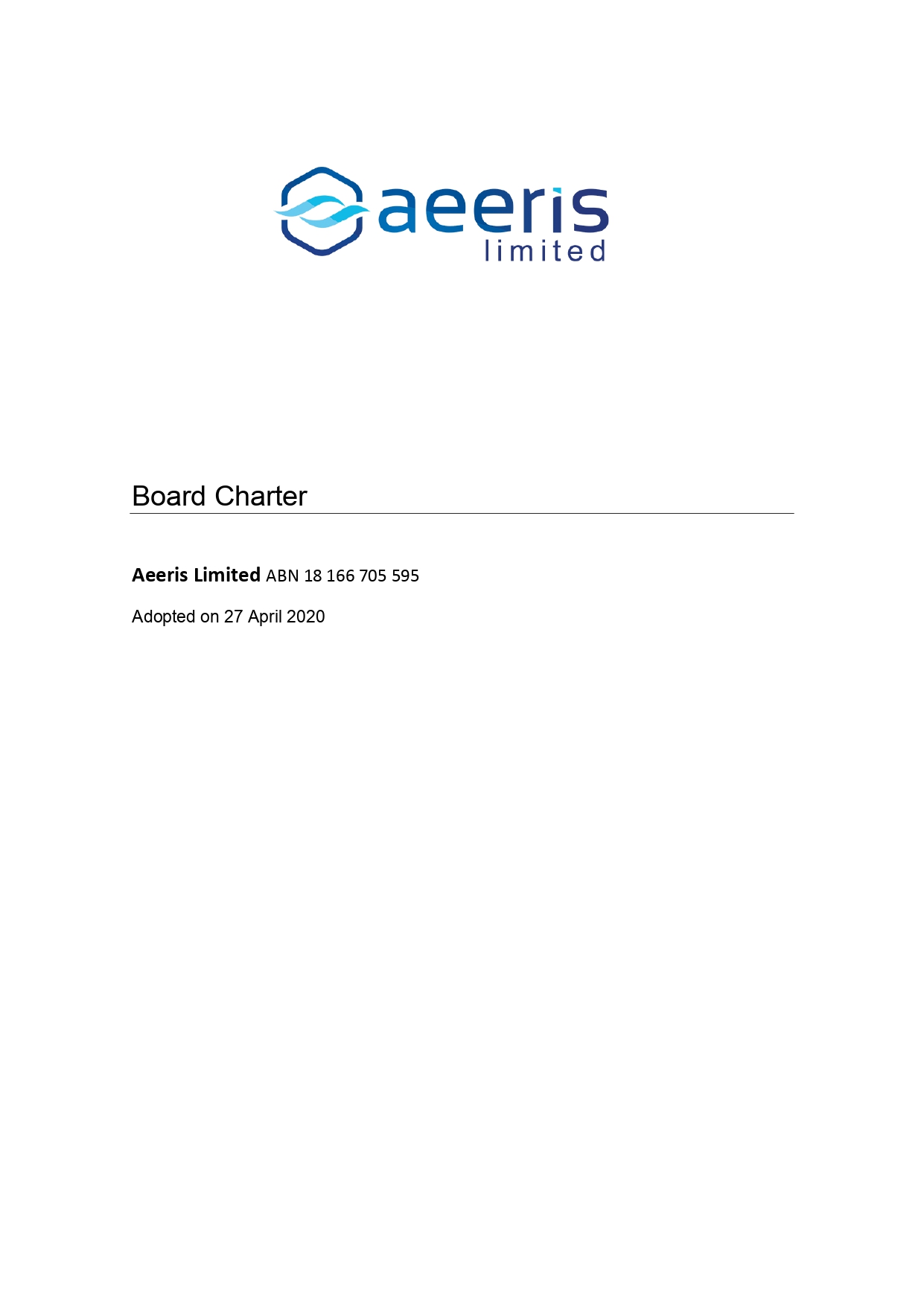 AER Board Charter